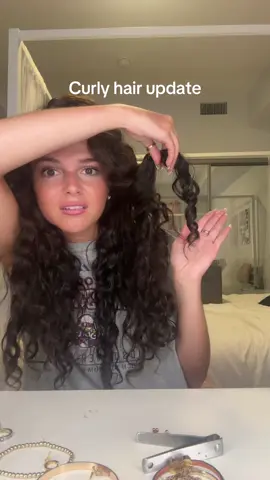 Curly hair update we’ve come a long way #curlyhair #naturalhairjourney #curlpolice #curlyorwavy