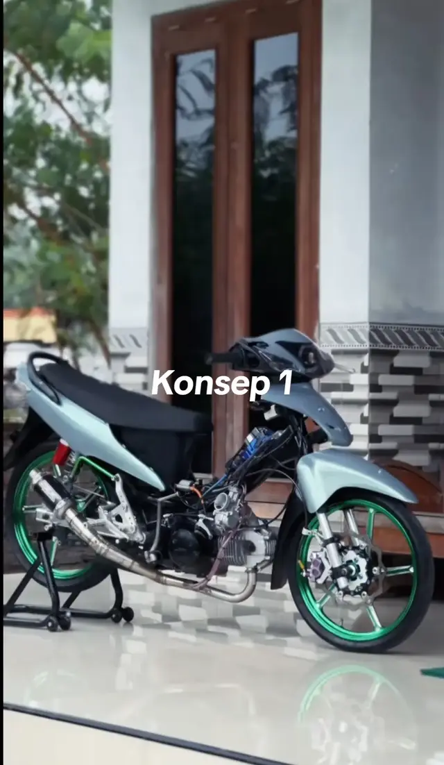 Budget e sek seret lee  sabar sekk😊 #suprafitnew #suprabapak #modifikasi #konsep @suprafaza #supraidaman #supranyeni 