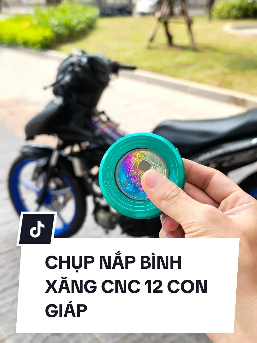 Chụp nắp CNC 12 con giáp gắn xe kiểng #xekieng #ex150 #xedo #thinhneh #review #chupnapbinhxang #chupnapbinhxangcnc 