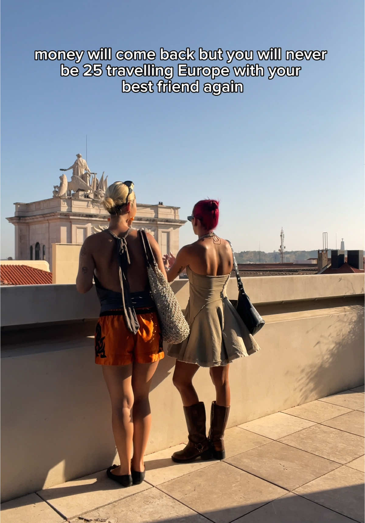 buy the ticket!! 🙂‍↕️🤍 my dream travel angel @Lizzie Cao xx #BestFriends #eurosummer #traveleurope #lisbon #lisbonportugal 