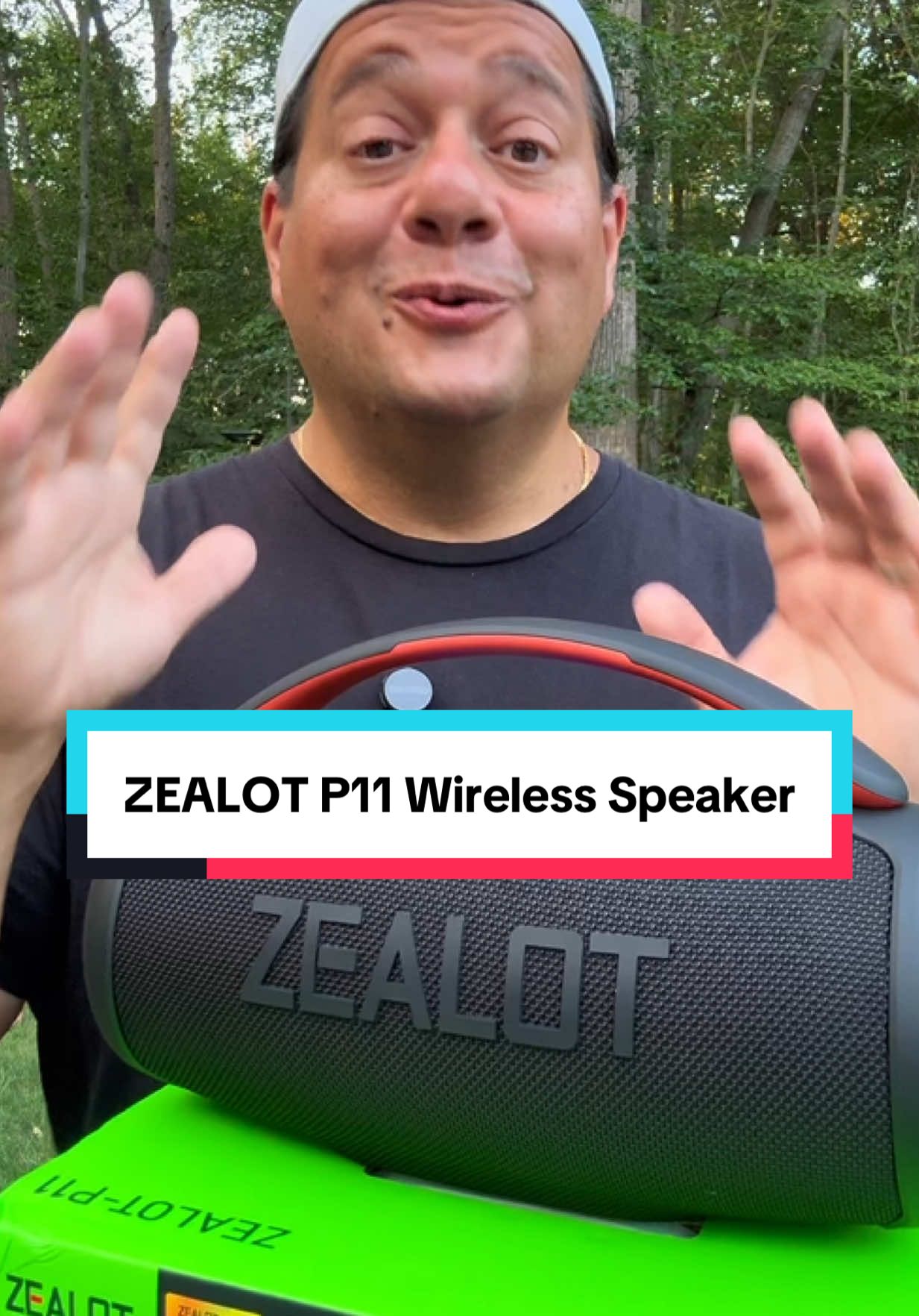 The ZEALOT P11 Wireless Speaker sounds AMAZING! It’s super lightweight and portable and you can pair with another speaker to double the sound. Perfect for camping, hiking, RVing, poolside or the beach! #creatorsearchinsights #tinoreviews #zealot #zealotp11 #portablespeaker #tiktokshopcreatorpicks #dealsforyoudays 