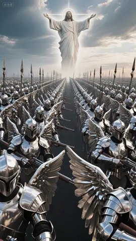 Fight for God #God #jesuschrist #jesus #angel #aigenerated #warriors #win 