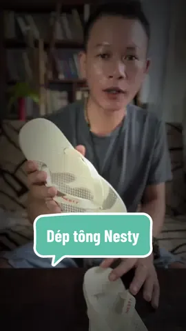 Dép kẹo siêu nhẹ quai TPU Nesty NE28 #deptong #nesty #anhthienreview #depeva 