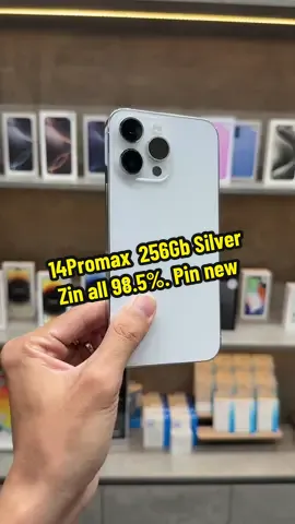 14Promax 256Gb Silver zin all 98.5% Pin new #ONMobile #iphone14Promax #tragopdienthoai #thucudoimoi 