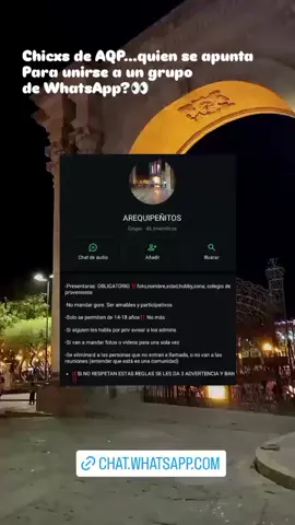 #arequipa #colegio #peru#arequipa_peru🇵🇪 #grupodewhatsapp #amistades #socializar #arequipeñitos #fyp #salidas 