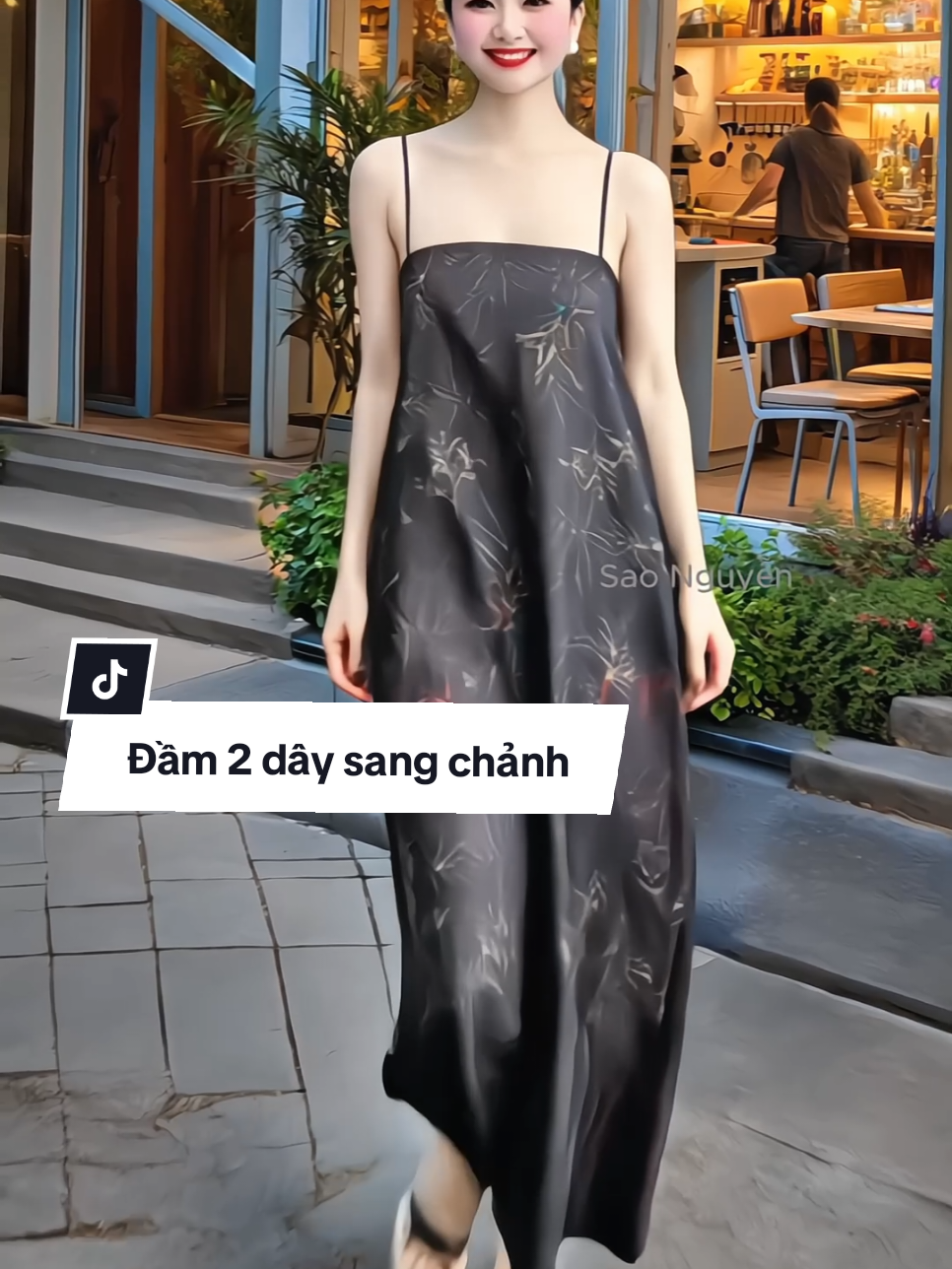 Đầm suông nữ xinh đẹp, thiết kế dáng suông 2 dây, thanh lịch mà sang trọng #dam2day #damxinh #vayxinh #macdepmoingay #thoitrangnu #xuhuong #saonguyen99 