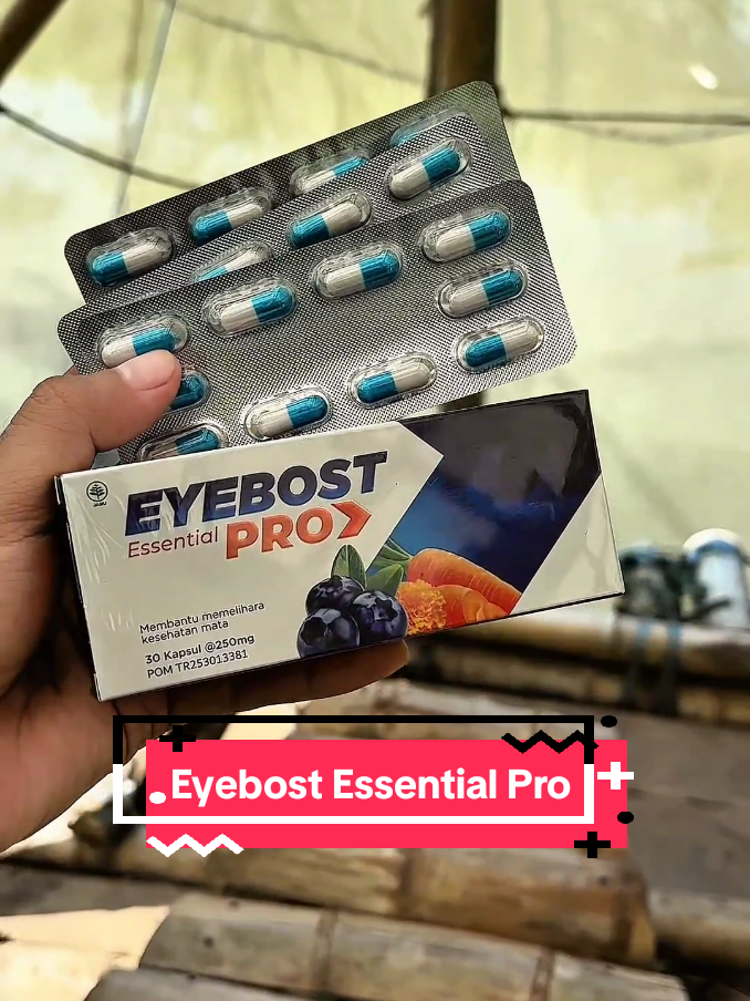 eyebost essential pro bantu jaga kesehatan mata juga untuk pengobatan mata yang sakit  #eyebost #eyebostkapsul #suplemenmata #modalkontendoang #promoguncang88 