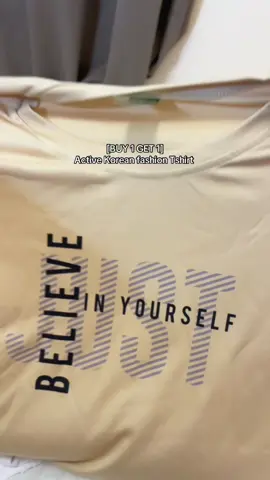 [BUY 1 GET 1] Active Korean fashion Solid Color Tshirt #shirt #foryou #foryourpage 