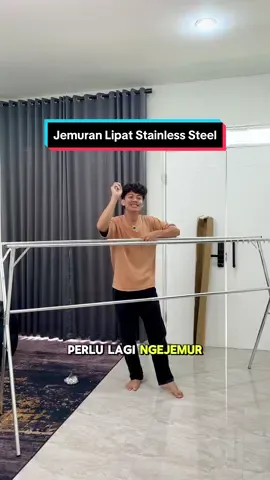 Rekomendasi jemuran stainless steel udah di lengkapi dengan cantolan gantungan baju nya #jemuran #jemuranbaju #jemuranlipat #jemuranstainless #jemuranminimalis #jemuranhanduk 