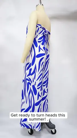 summer spring clothes 2025 new  New Trend Fashion Color European and American Women's Fashion Print Sleeveless Wide-leg Womenswear Check #widelegjumpsuit #womensjumpsuit #summerjumpsuit #jortsoutfitsforwomen #summerclotheshaul #floraljumpsuit #womenjumpsuit #fashionnovajumpsuit #jumpsuitset #seamlessjumpsuit