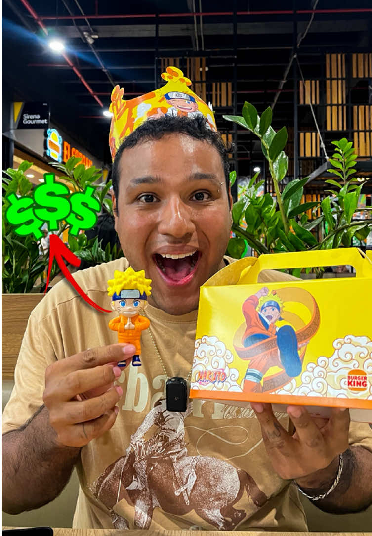 ¿Vale la pena la cajita feliz de NARUTO en Burguer King? 🤔💰 #narutoshippuden #burguerking #narutoburguerking #critica #whopper #coleccionista #colombia 
