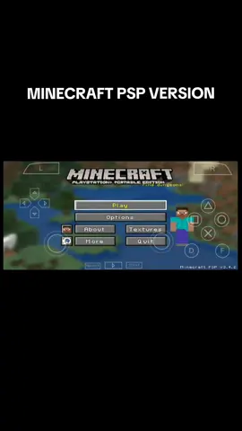 MINECRAFT PSP VERSION #Minecraft #emulator #mobile #offline #fyp #fypシ゚viral #fypage 