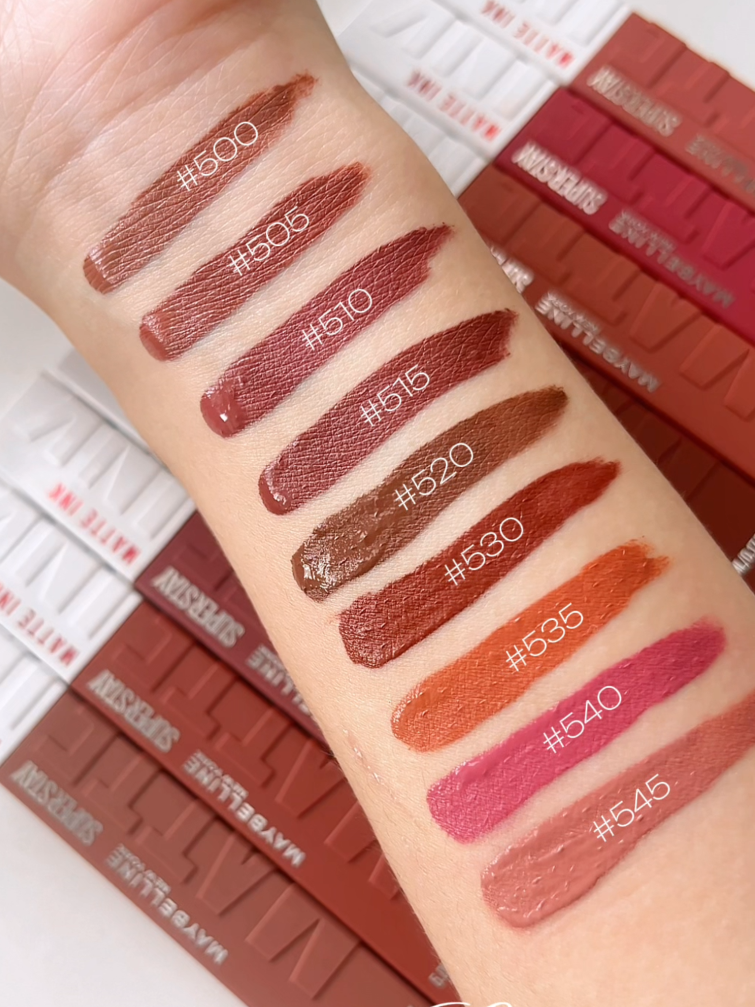 9 เฉดนู้ดน้ำตาลใหม่! เนื้อแมทแน่น ฟินิชสวยบางเบา แต่ติดทนถึง 16 ชม. ไม่หลุด ไม่เลอะ ไม่ทรานส์เฟอร์  กินข้าวก็ยังรอด 💋 #แมทอิ้งค์1000ทัช #SuperStayMatteInk #ลิปติดทนกันนํ้า #Makeup #แต่งหน้า #tiktokบิวตี้ื #รีวิวบิวตี้ #TikTokLooks #เครื่องสำอาง #MaybellineSquad#MaybellineThailand