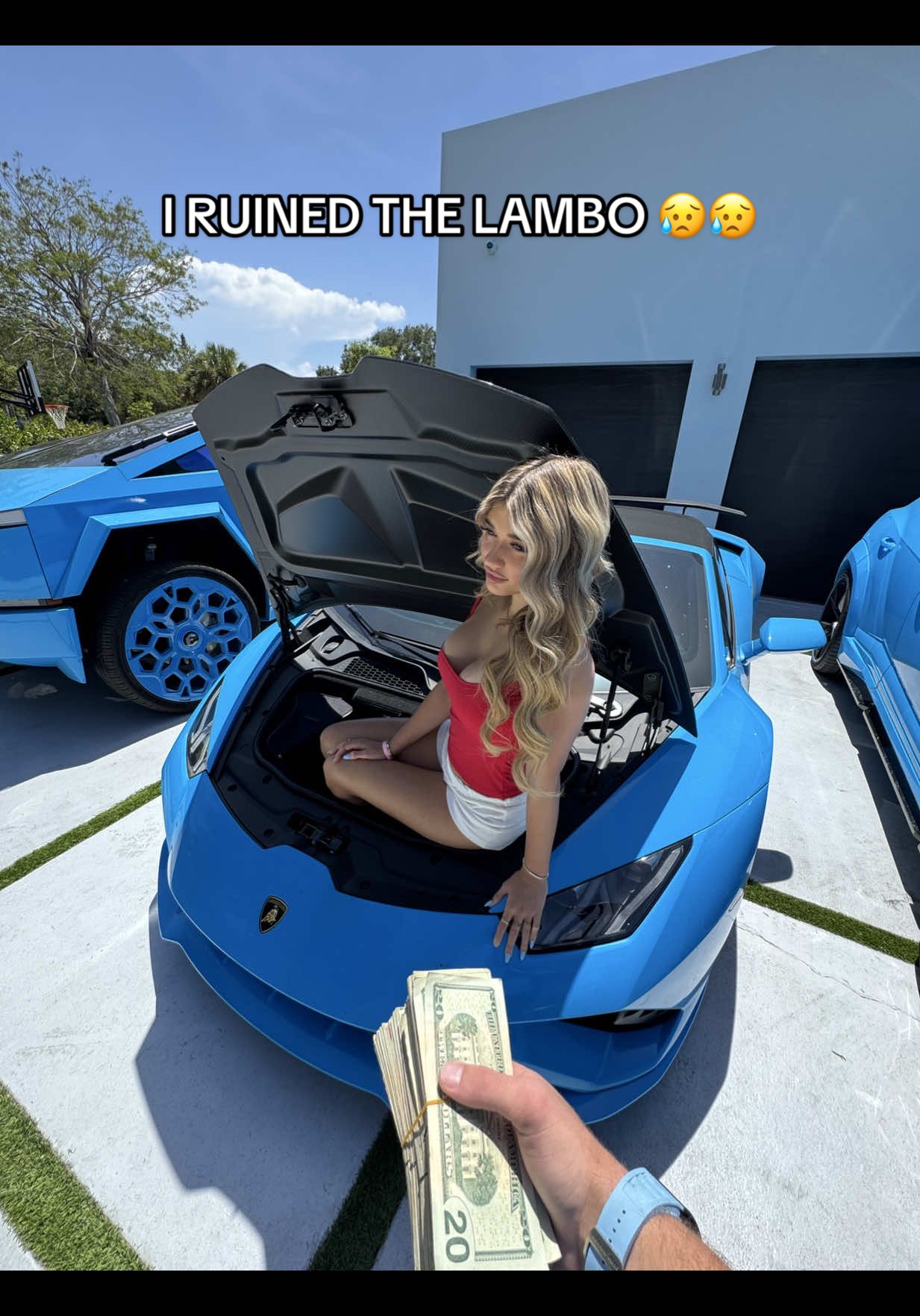 I ruined the lambo… 😱 @Jack Doherty 
