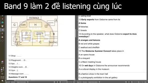 Band 9 làm 2 đề listening cùng lúc #ieltslistening