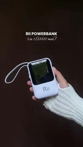 It’s 100/10 for me!💗 #riipowerbank #10000mahpowerbank #powerbank #minipowerbank #walletsizepowerbank #llifesaverpowerbank 