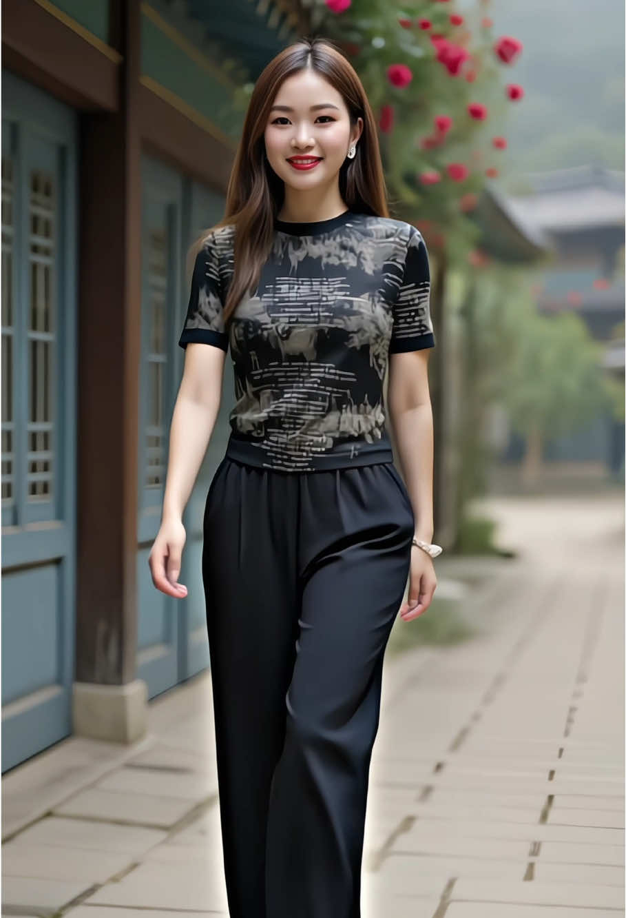 Set Bộ Nữ Ống Rộng Thun Gân Tăm Lạnh #thoitrang #giare #xuhuong #setboxinh #dobomacnha 