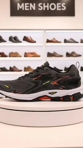 Spotec Running Atlas Sepatu Lari Pria Wanita - Abu Tua Oranye#spotec #Running #sepatulari #fyp 
