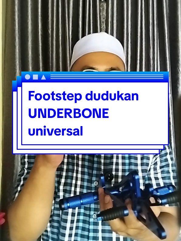 Footstep dudukan UNDERBONE universal Honda Yamaha Suzuki 