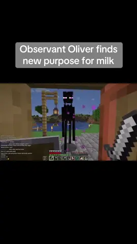 milk tech [cred: About Oliver and eelis on yt] #Minecraft #foryou #fyp #blindplaythrough #aboutoliver 