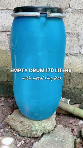 ganda nito ipunan ng tubig may takip at lock na rin🥰🥰#drumcontainer #drum #emptydrum #emptydrumcontainer #fyp 