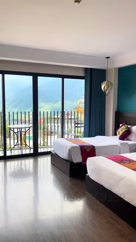 Phòng gia đình view đẹp, vị trí trung tâm sapa #sapapanoramahotel #reviewsapa #khachsansapa #xuhuongtiktok 