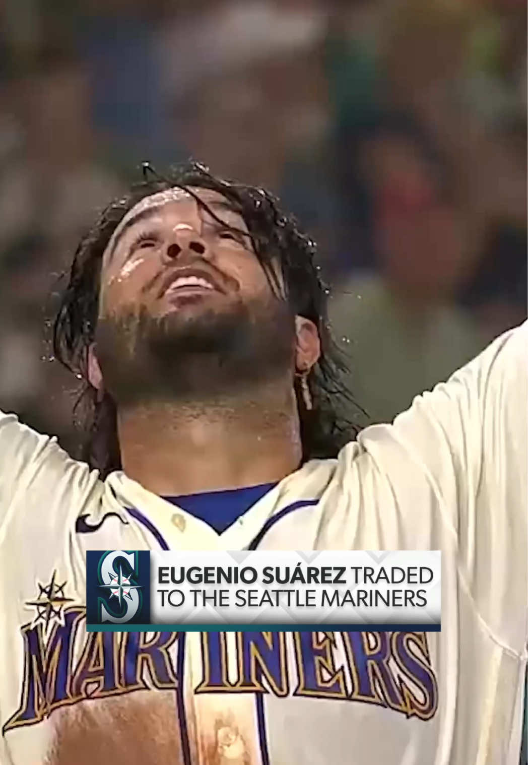 Welcome back to Seattle, Geno! 🔱 #EugenioSuarez #Seattle #Mariners #MLB #trade #breakingnews 