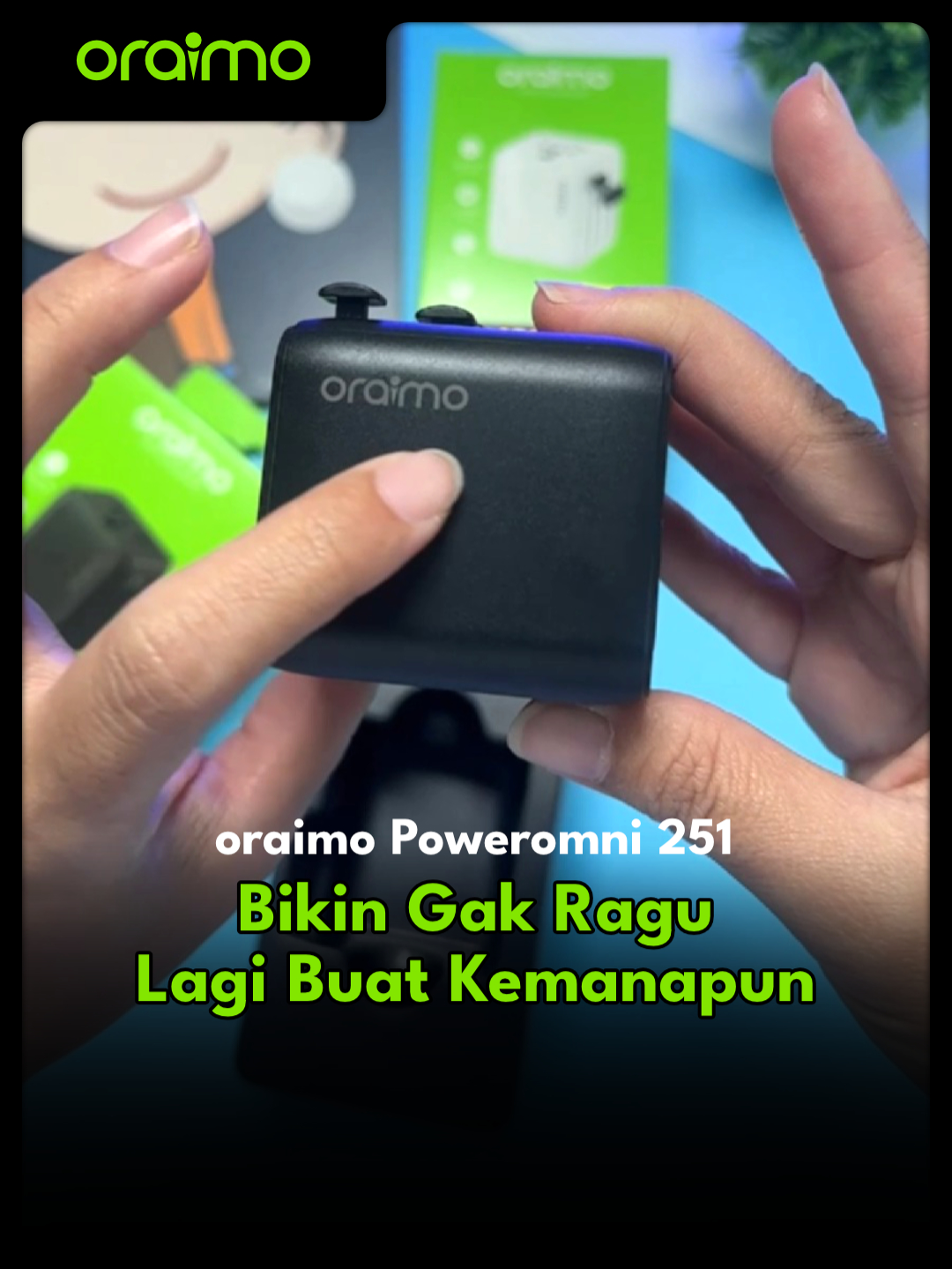 Kemana aja dengan nyaman tanpa ribet kalo pake colokan ini! Udah tersedia semua colokan negara manapun, jadi kamu gak bakalan ribet kalau pergi traveling! Tersedia di semua toko oraimo di kotamu! Siap pergi kemana lagi nih? Coba komen! #oraimo #oraimoindonesia #keepexploring #poweromni251