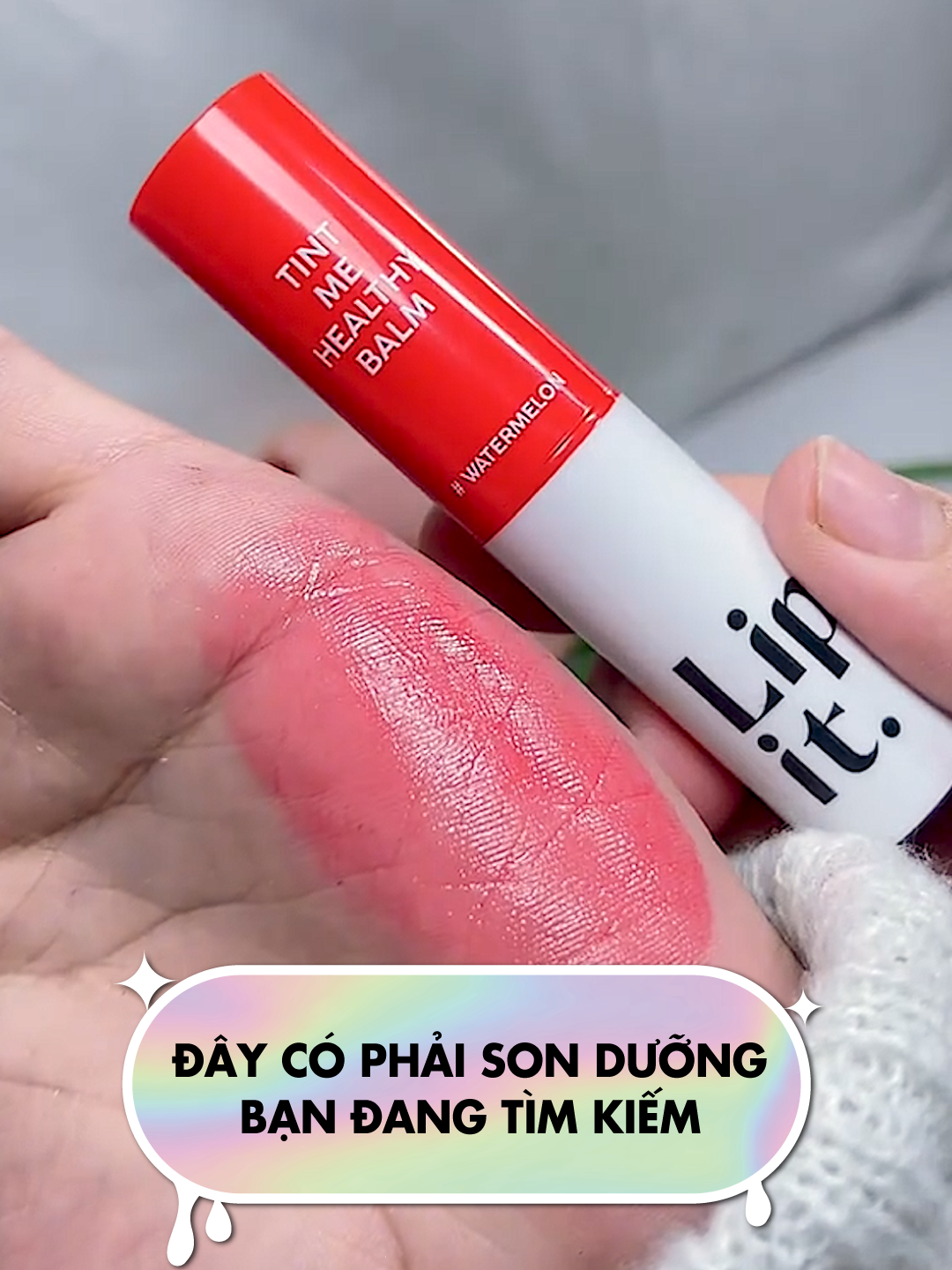 Đây có phải màu son dưỡng mà bạn tìm kiếm? #lipit #liplicious #happylipwithlipit #karmart #reviewlamdep #muataitiktokshop #goclamdep #tintmehealthybalm #sonduongcomau #sonlipit #mlbb