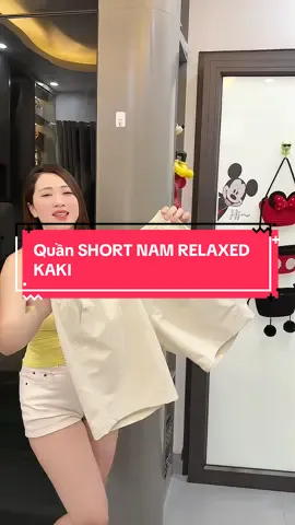Quần SHORT NAM RELAXED KAKI #cohuyentaphoa #xuhuong 