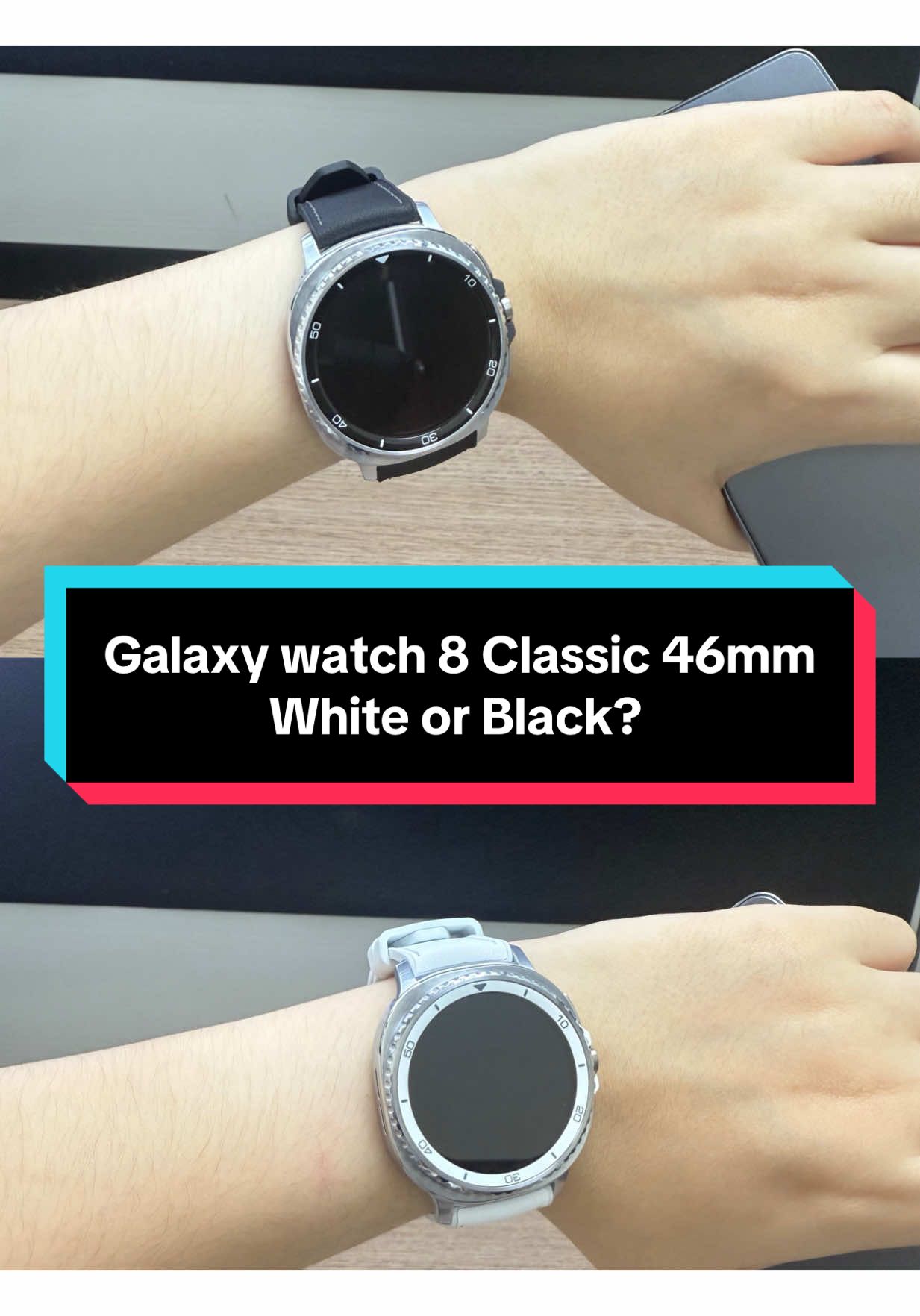 🆕 Samsung Galaxy Watch 8 Classic 46mm 🖤Black vs 🤍White — which one’s your pick? Same power, same features, different vibe 😎 Black = Cool & bold White = Clean & classy 💬 Drop your fav color in the comments! 📍Available now at D THREE Mobile – ready stock! #GalaxyWatch8Classic #SamsungWatch8 #BlackOrWhite #WhichOneYouPick #fyp #dthree #ipoh #smartwatchvibes #techstyle