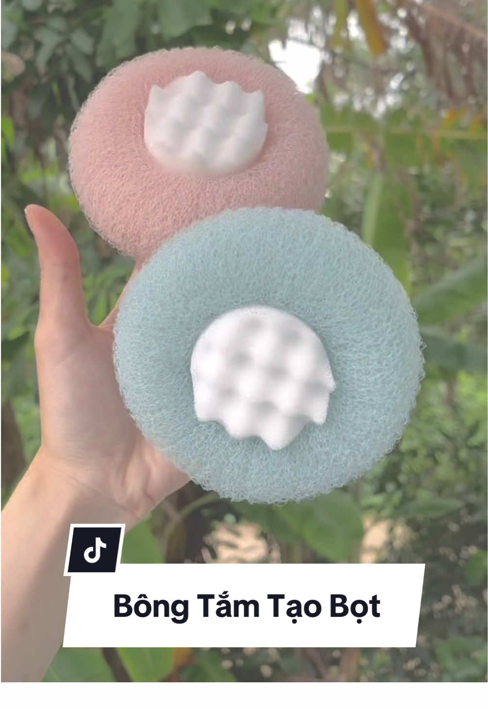 Bông Tắm Tạo Bọt Massage #bongtamtaobotmemmin #bongtamtaobot #xuhuong #giadungtienich 