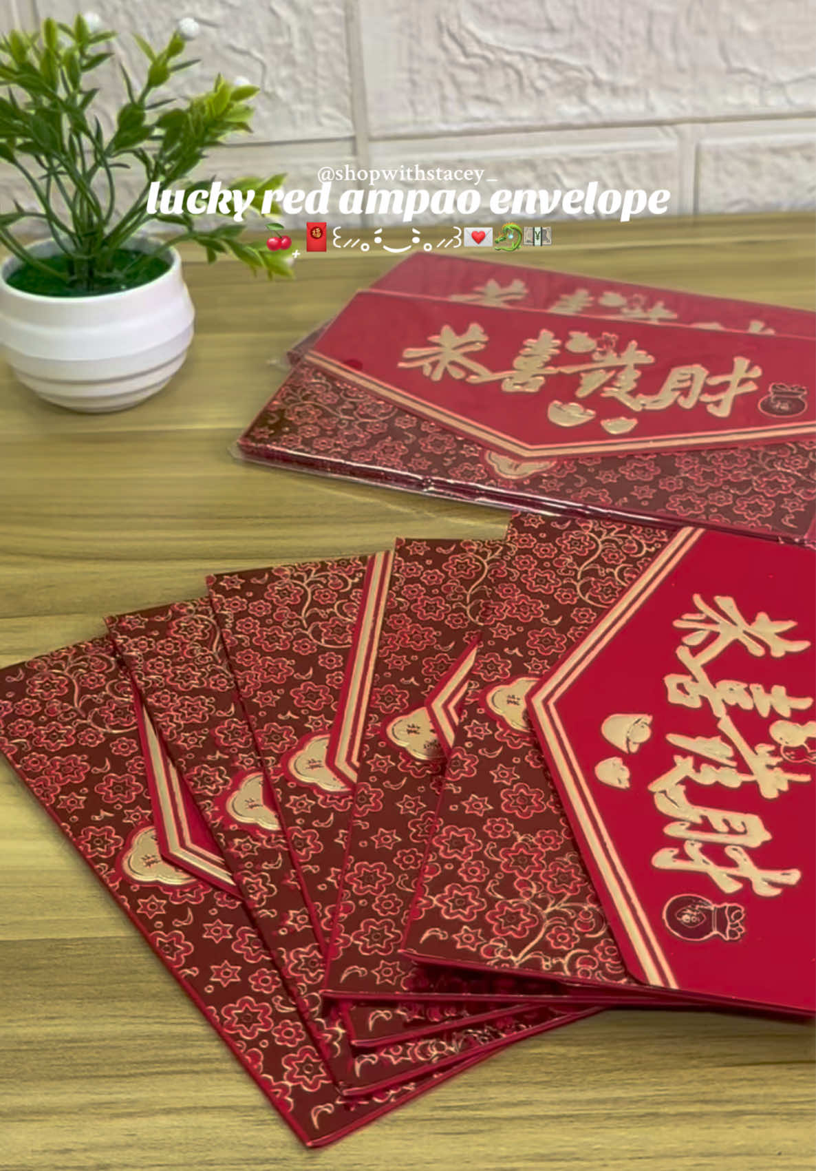 perfect for birthdays, new year or any occasion where you want to share blessings!  #ampao #lucky #red #envelope #highquality #luck #tradition #blessings #elegant #generous #wealth 