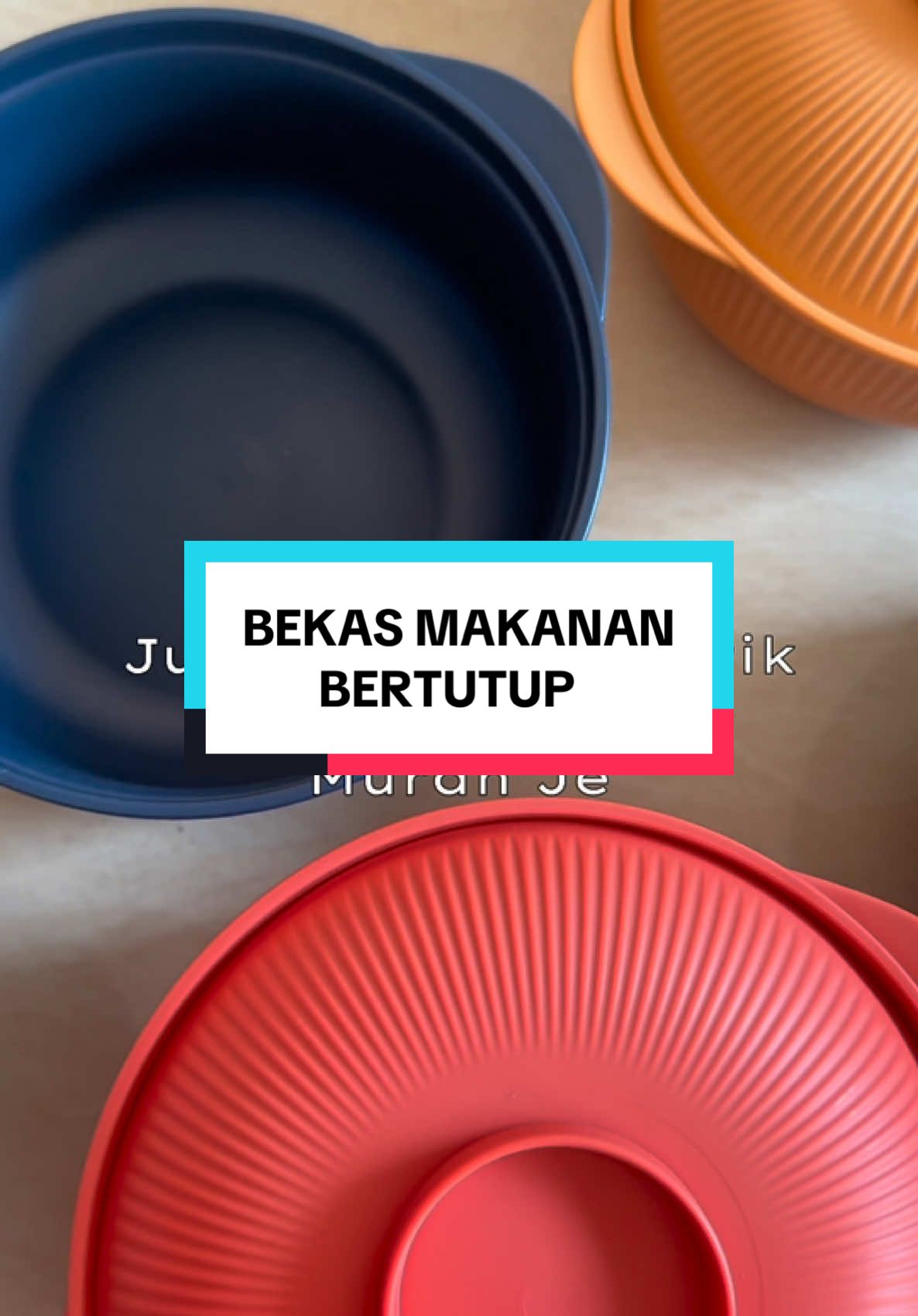 Bekas ni comel sangat ! #bekas #bekasmakanan #bekashidangmakanan #mangkuk #mangkukplastik 