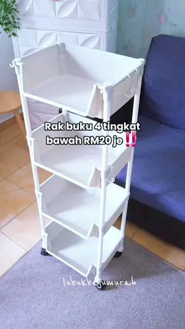 Rak murah! boleh letak buku, mainan & macam2 lagi! siap ada roda senang nak tolak & pindahkan.. #kimagureyana #rak #rakbuku #rakbukumurah #rakbukuviral #rakplastik #rakbukuberoda #rakbertingkat #rakserbaguna 