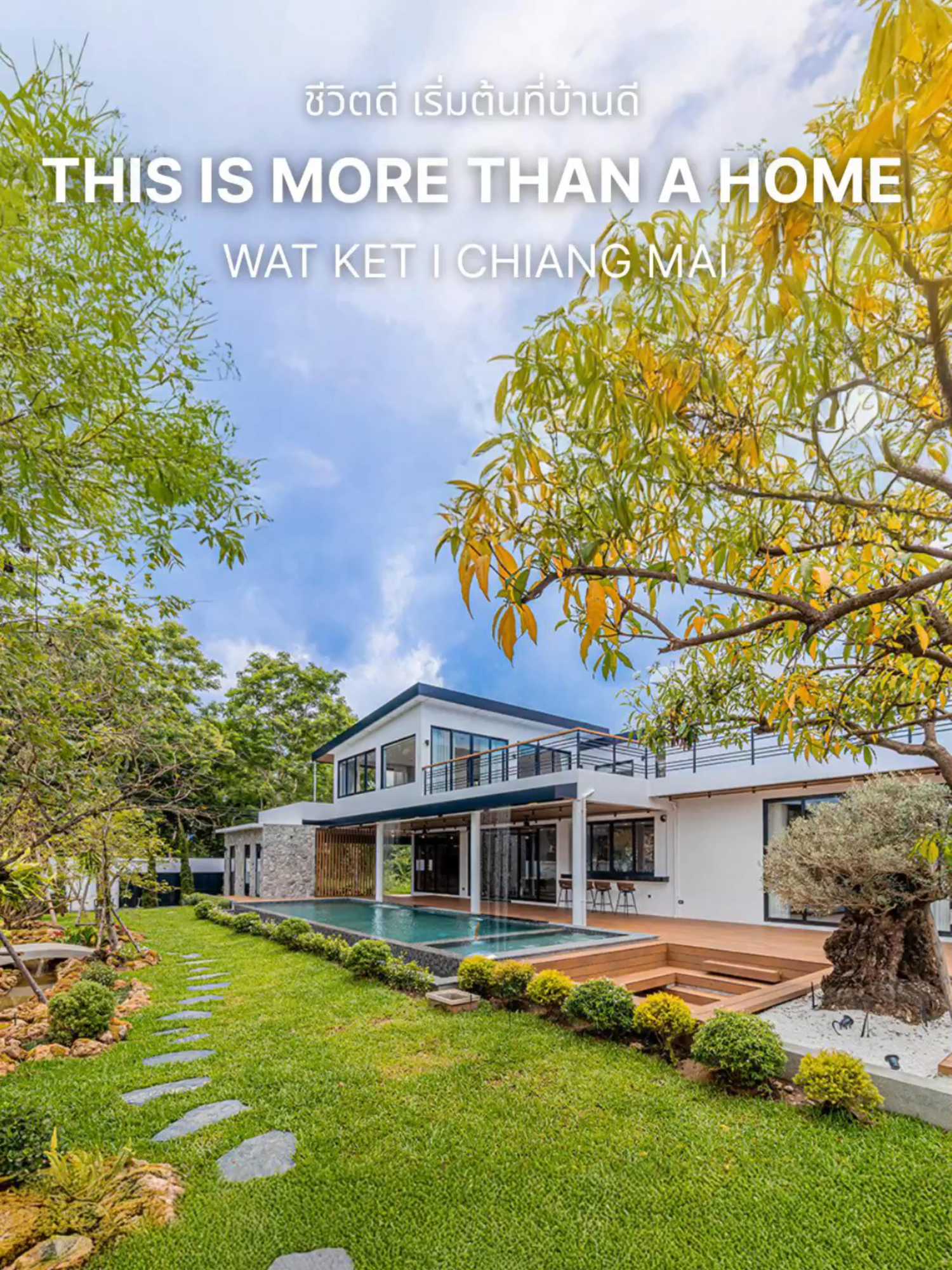 โครงการบ้านสไตล์ Luxury Home ใกล้ประตูท่าแพ เพียง 10 นาที บ้านที่ออกแบบเพื่อตอบโจทย์ทุกความต้องการของชีวิตเหนือระดับ ด้วยพื้นที่ใช้สอยกว้างขวาง และวัสดุสุดพรีเมียม พร้อมเฟอร์นิเจอร์ครบ มอบความสะดวกสบายที่เหนือชั้นในทุกมุมของบ้าน 🌟 ราคา 51,700,000ล้านบาท Property ID: HSMC8671D Property link: https://kumuangproperties.com/8671/HSMC8671D Line ID: @kumuang Click: https://lin.ee/aZt6O7r Contact / Contact: Call + Line + WhatsApp: 093-0429054,094-714-5355,062-5465828 Email: sales@kumuangproperties.com รายละเอียดบ้าน : ราคา 51,700,000ล้านบาท เนื้อที่ดิน : 400 ตร.ว. พื้นที่ใช้สอยภายใน : 1022 ตร.ม. 5 ห้องนอน | 7 ห้องน้ำ 1 ห้องนั่งเล่น | 1 ห้องครัว รองรับที่จอดรถ 4 คัน (VV2 ตกแต่งพร้อมเข้าอยู่) เนื้อที่ดิน 400 ตรว. พื้นที่ใช้สอย 1022 ตรม. 5 ห้องนอน 7 ห้องน้ำ 1 โซนชั้นใต้ดิน l ห้องใต้หลังคา 2 ครัวไทย / ยุโรป 1 ห้องแม่บ้าน 1 ห้องน้ำ สระว่ายน้ำส่วนตัว ระบบน้ำแร่ ขนาด 4.5*14 ม. ◾มาพร้อมอุปกรณ์เสริม กริ่งหน้าบ้าน Wireless intercom ประตูดิจิตอล Digital Door Lock by HAFELE เครื่องชาร์จรถไฟฟ้า EV Charger / DC ประตูรั้วรีโมทอัตโนมัติ Automatic Remote Door โซล่าเซลล์ ระบบ On-Grid HUAWEI Inverter 10KW อุปกรณ์อัจฉริยะอิเล็กทรอนิคส์ เครื่องตรวจจับอัจฉริยะ Smart Sensor กล้องวงจรปิด CCTV เปิด-ปิด ไฟฟ้า เครื่องปรับอากาศผ่านแอปพลิเคชั่น Interested in making an appointment to see the house Or want more information Kumuang Properties Co., Ltd. Website: https://kumuangproperties.com/ Line ID: @kumuang Click: https://lin.ee/aZt6O7r Call / Line / WhatsApp: 093-0429054, 094-714-5355, 062-5465828 Email: sales@kumuangproperties.com Facebook Page: For Sale: https://www.facebook.com/kumuangproperties/ For Rent: https://www.facebook.com/rent.kumuangproperties.chiangmai/ YouTube: https://www.youtube.com/@kumuangproperties Service for selling houses, land, condos, real estate all over Chiang Mai Please make an appointment 1 day in advance #บ้านหรูเชียงใหม่ #บ้านระดับไฮเอนด์ #คฤหาสน์หรู #บ้านหรูพร้อมอยู่ #บ้านหลังใหญ่เชียงใหม่ #อสังหาริมทรัพย์เชียงใหม่ #บ้านตกแต่งครบ #บ้านสระว่ายน้ำ #บ้านสมาร์ทโฮม #บ้านเทคโนโลยีล้ำ #บ้านพร้อมที่จอดรถEV #บ้านหรูสไตล์โมเดิร์น #LuxuryHomeChiangMai #SmartHomeThailand #ModernMansion #HighEndProperty #ChiangMaiVillaForSale #TechEnabledLiving #EVReadyHome #SmartLuxuryLiving #ExclusiveHomeThailand #PoolVillaChiangMai #DigitalLivingSpace #SmartHome #DigitalDoorLock #SolarPoweredHome #SmartSensorSystem #EVChargerHome #RemoteGateControl #HuaweiInverter #SmartHomeSystem #LiveInLuxury #ChiangMaiLiving #LannaLuxuryLiving #บ้านเพื่อชีวิตที่ดีกว่า #ชีวิตเหนือระดับ #บ้านในฝัน #HomeGoals #LiveYourBestLife
