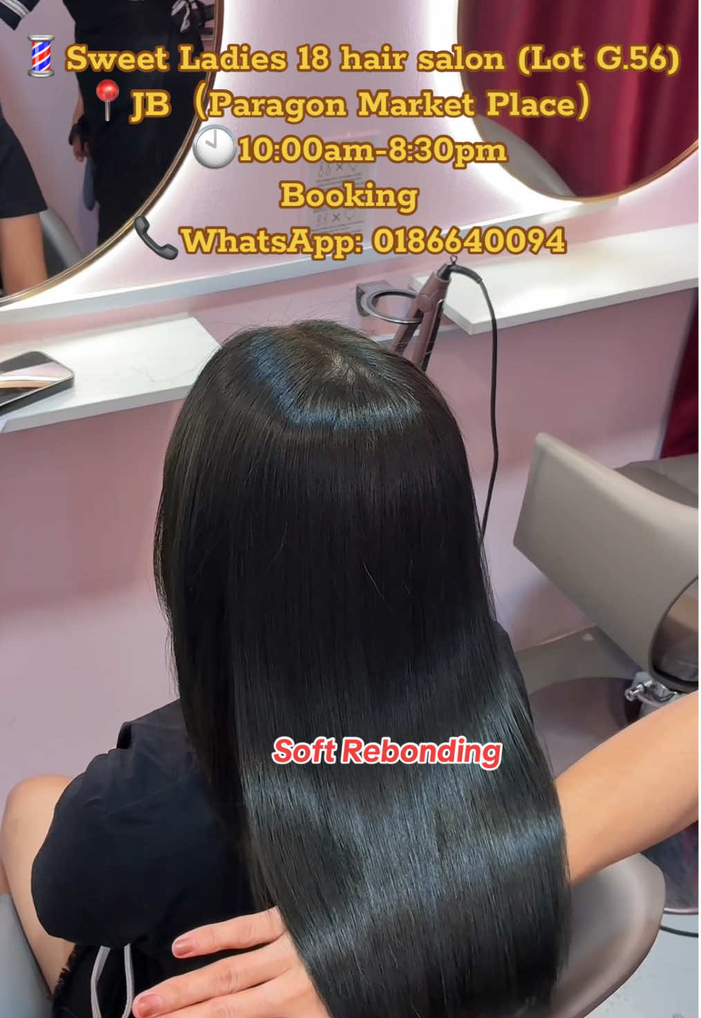 TAK KIRA PANJANG /ANY LENGTH new Package Promo!!! banyak lagi offer discount ‼️‼️  ✅ADA TEMPAT MUSLIMAH  ‼️Harga Paling Murah Dan Service Terbaik  💖Hair Colour  RM 55 💖Highlight / bleaching  RM75 💖Soft Rebonding RM 85 💖Hair Treatment / Scalp RM 45  💖Keratin Treatment RM 75 💖Cut Hair RM35 ✌️LEBIH JIMAT PACKAGE 🥰 ☎️ Call / Whatapps - 0186640094 #jbsalon #hairstyle #rebonding #salonmuslimah #johorbharu #highlight #haircut #butterflyhaircut #keratintreatment #color #tampoisalon #popularcolour #smoothing #paragonmarketplace #murah #rambut #haircolor #hairsalon #warnarambut #milktea #salonjb #hairsalon #bestsaloninjb #murahsalon #muslim#highlight #salonviral #haircolor#color #balayage #scalptreatment#fyppppppppppppppppppppppp #fyp
