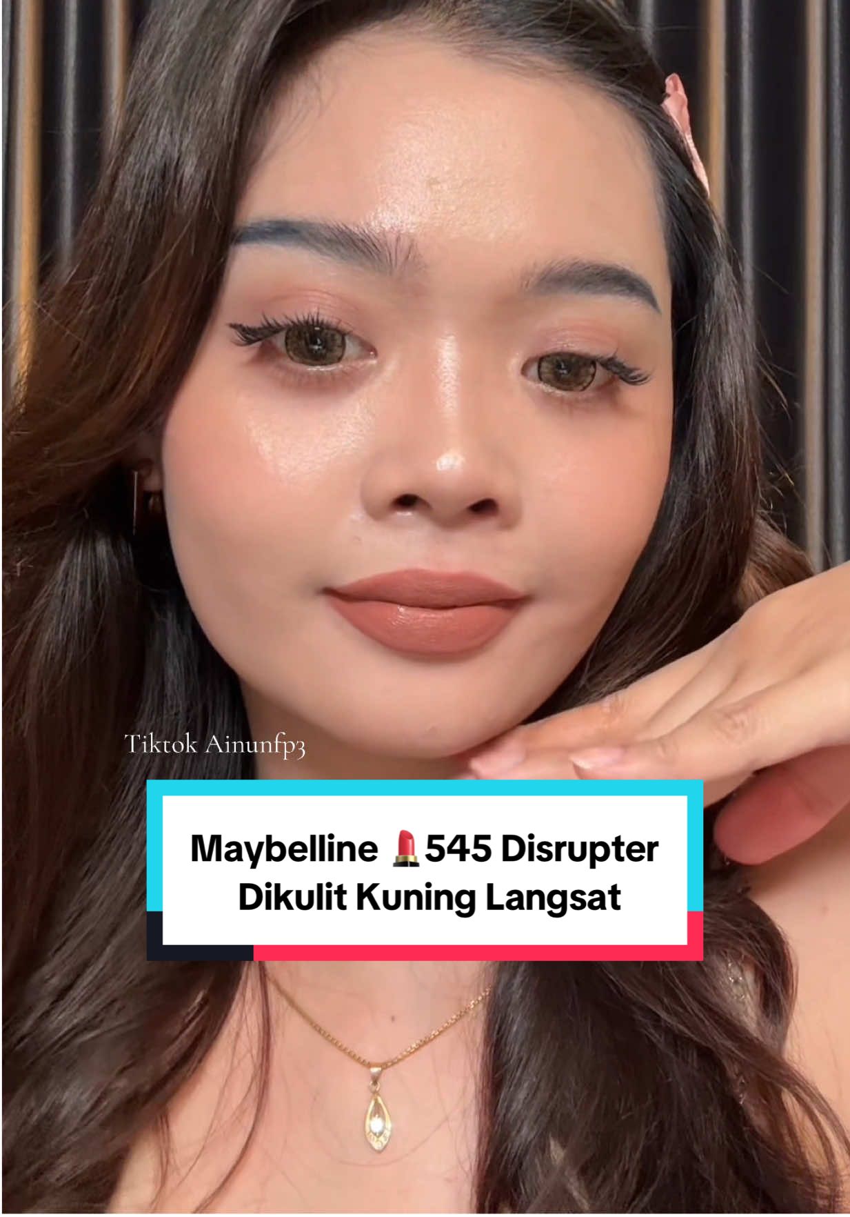 Membalas @tanilhusna warna pink kecoklatan termasuk warna nude yang gapucet cakep banget buat daily look @Maybelline Indonesia  . . . #wearemaybelline #cumamatteinkyangbisa #maybelline545disrupter #maybellinesuperstay 