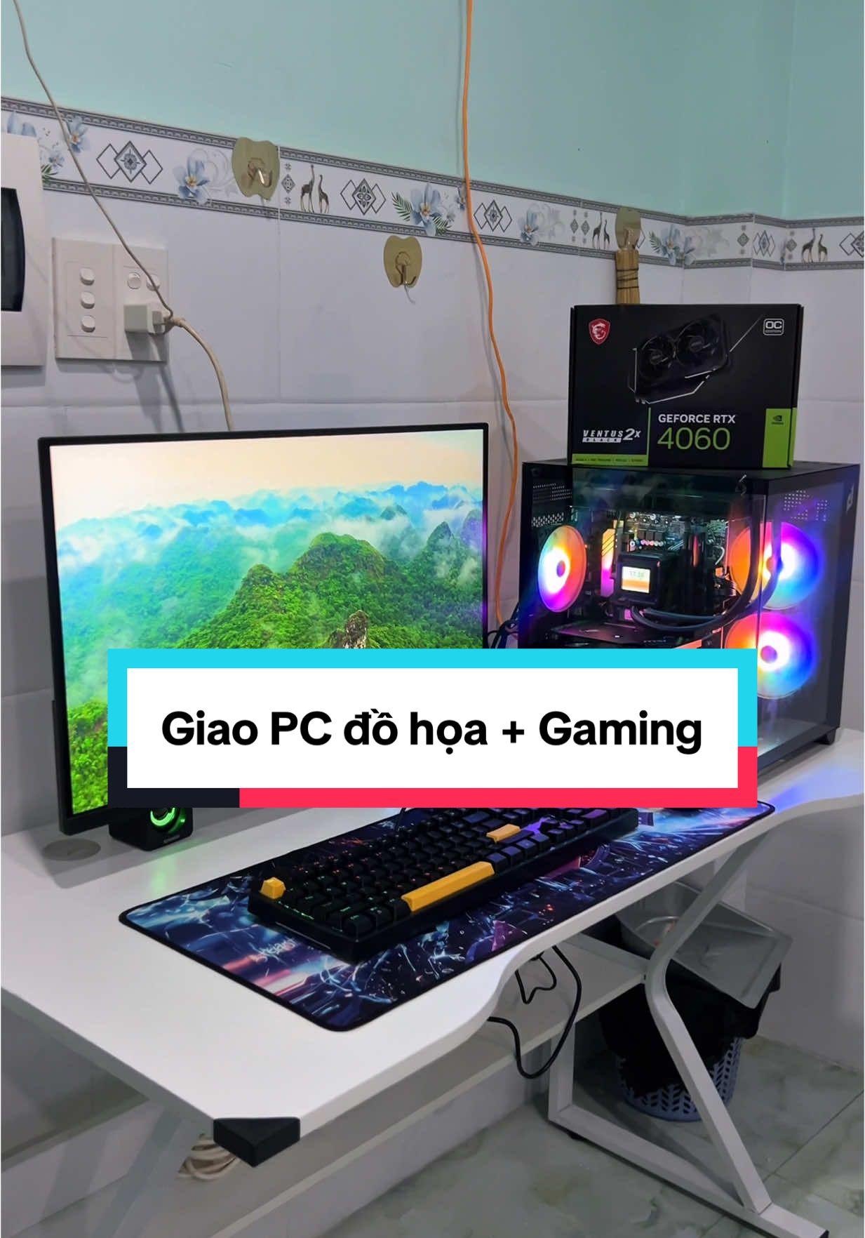 Giao PC 7 củ làm đồ họa nhưng vẫn gaming đc hẹ hẹ. i5 13400F/ RTX 4060/ RAM 32GB/ SSD 512GB TRATUTU 7 củ #nvtcomputer #nguyenthuan #nvt #pctracham #xuhuong #pcgaming 