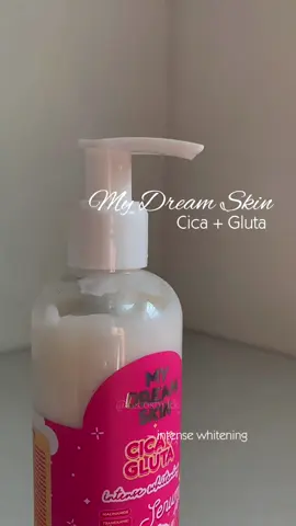 Lagkit? Out. Glowy feels? In 💅#mydreamskin #cicagluta #lotion #serumlotion #mydreamskinlotion #whiteninglotion #whitening 