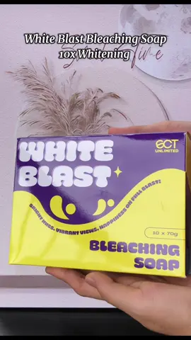 White Blast bleaching soap🥰 puputi ka talaga dito kaya check out na!#whiteblastbleachingsoap #whiteblastx10whitening 
