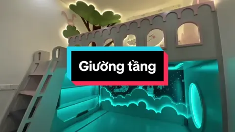 Giường tầng cho bé . Giải pháp cho nhà ít phòng #tuannoithat #noithathaiduong #giuongtang #phongngutreem 