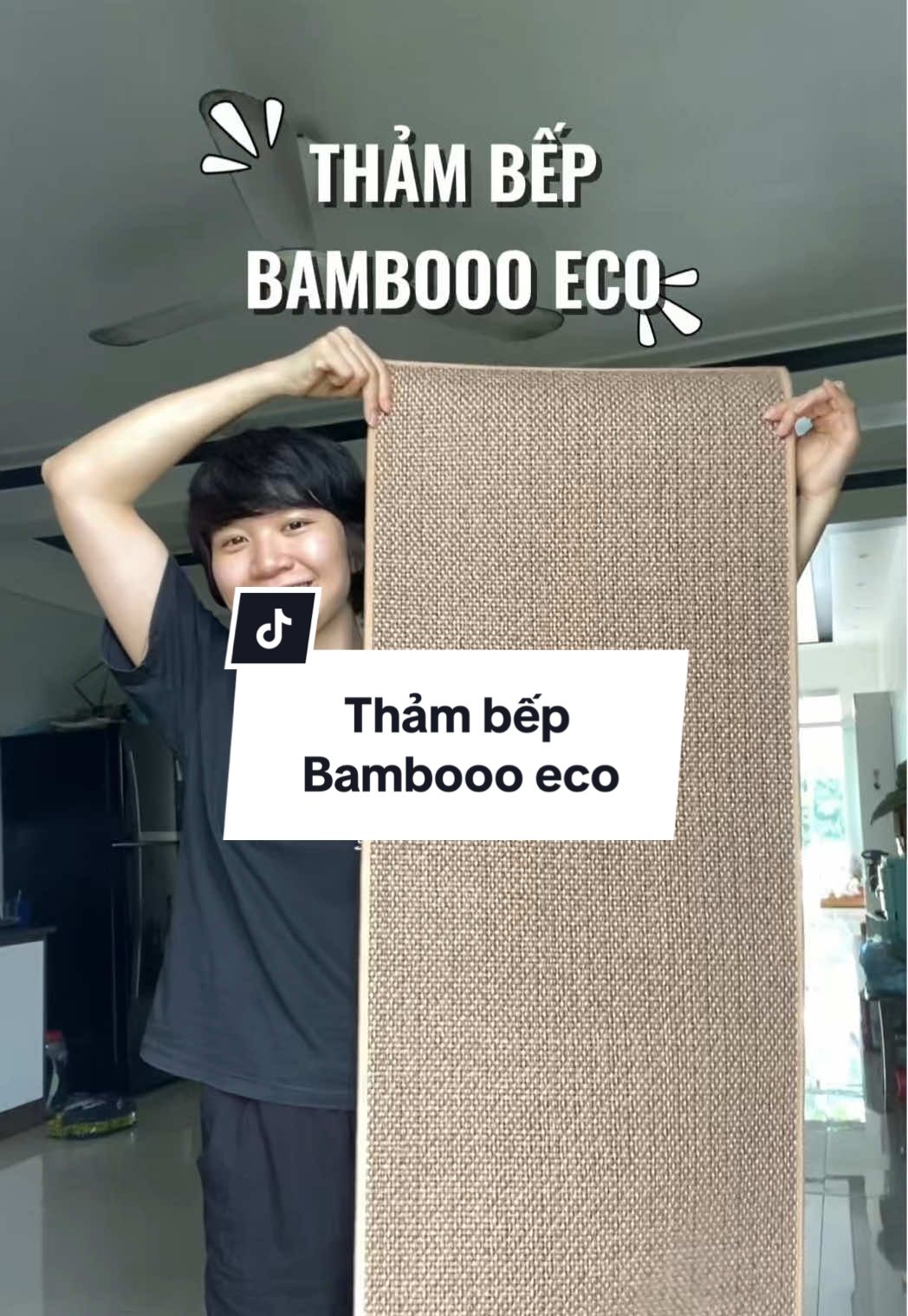 Thảm bếp chất lượng xịn xò, giá cực tốt này mấy bà ơi #nguyettoctem #thamnhabep #bamboooeco #thambepchongtruot #thambepcaocap 