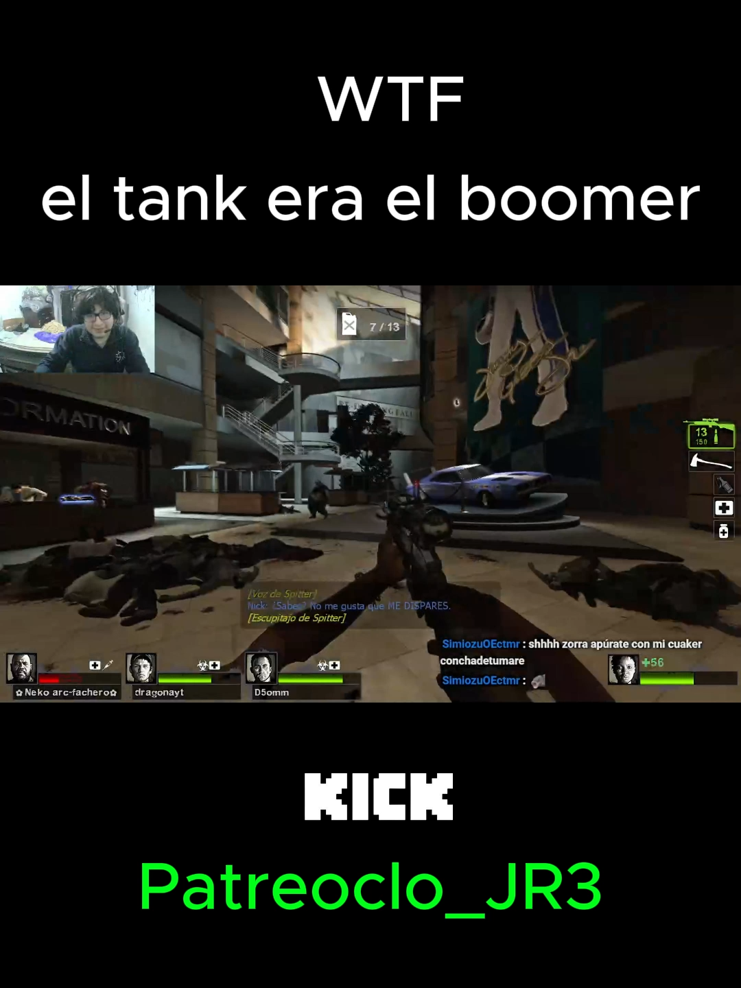 WTF ESE TANK SE VOLVIO BOOMER #fyp #paratiiiiiiiiiiiiiiiiiiiiiiiiiiiiiii #clips #left4dead2 #left4dead2memes #humor #viralllllll#kickperu #kick #show #chowchow #l4d2