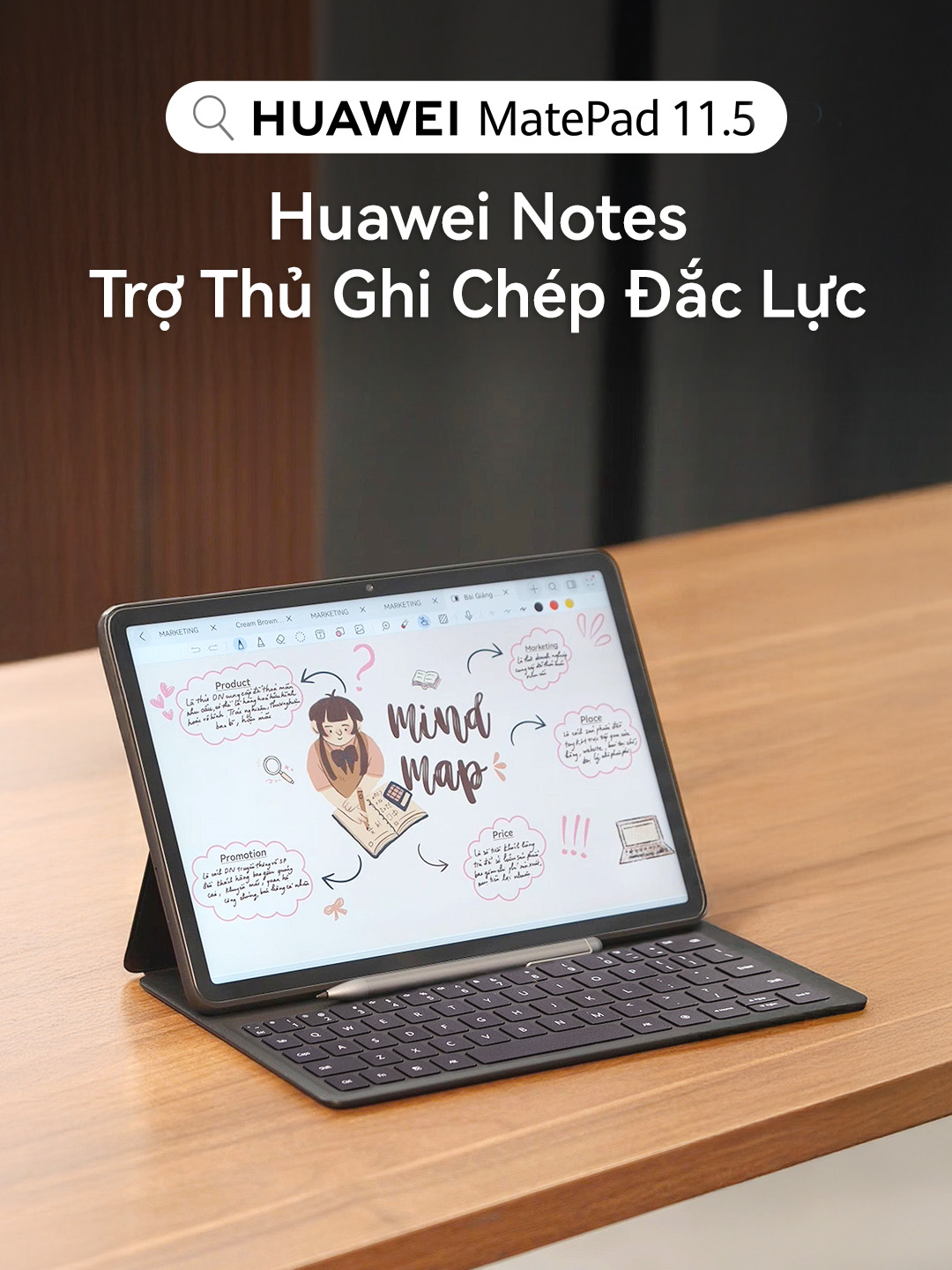 ✨ Ghi chú chưa bao giờ dễ dàng như thế, khi nay đã có ứng dụng HUAWEI Notes trên máy tính bảng HUAWEI MatePad 11.5!  Tạo note mới với loạt template có sẵn, tính năng Note Replay giúp ghi âm và phát lại, công cụ chuyển chữ viết tay thành văn bản tiện lợi... Tất cả đều được HUAWEI Notes hỗ trợ ✅ Sinh viên cần ghi chép bài vở, hay dân văn phòng cần ghi chú công việc? Đừng bỏ lỡ 'trợ thủ' đắc lực này!   #HuaweiMobileVN #HUAWEIMatePad #PCLike