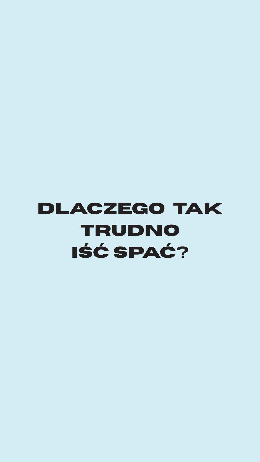 Wieczór – robi się cicho, nikt już nic od Ciebie nie chce. Scrollujesz, zerkasz na serial albo po prostu siedzisz w ciszy, bo dopiero teraz możesz. Czujesz narastające zmęczenie, ale mimo to nie idziesz spać. Dlaczego? Bo to jedyny moment w ciągu dnia, kiedy masz nad czymś kontrolę i czujesz, że coś zależy od Ciebie. Ale szybko robi się 1:30, 2:00, 2:30… I już dobrze wiesz, że rano zapłacisz za tę wolność – więc paradoksalnie jeszcze trudniej się ruszyć do łóżka. Dobrze wiem, jak wyglądają takie poranki. I choć w żyłach płynie jeszcze kofeina z kawy wypitej w nocy, to bez kolejnej kawy nie ruszysz z miejsca. Próbujesz przetrwać do wieczora, mając mocne postanowienie, że dziś na pewno pójdziesz wcześniej spać. A wieczorem historia się powtarza. Jako osoba z ADHD, która latami walczyła bardzo nieregularnym snem, kładąc się spać o 2-3 w nocy, często słyszę pytanie: „Jak w końcu to zmieniłeś?”. Na drugiej platformie możesz wpisać w komentarzu pod tym samym filmem hasło PYTANIA, a tam prześlę Ci pytania, które – jeśli na nie odpowiesz – pomogą Ci poradzić sobie z ciągłym odkładaniem snu.