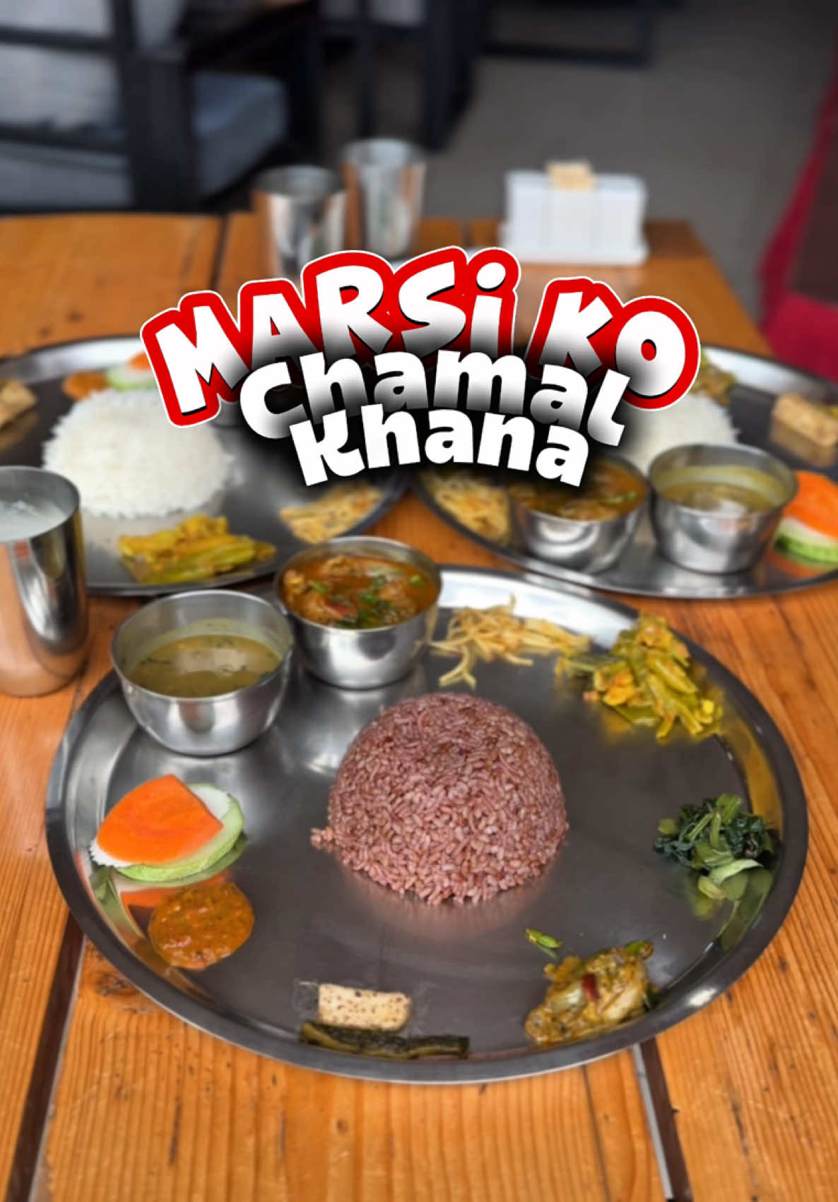 Marsi Ko Chamal Khana, Thakali Khana, Dhido. 📍Samakosi, Kaligandaki Kitchen. #FoodVlog #NepaliFood #WhereToEat #TiktokVlog #WhatToEat 