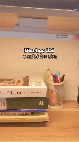 Đèn học bài tích điện 3 chế độ ánh sáng dán tường #denhoc #denban #dendocsach 