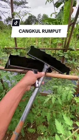 Cangkul garuk rumput bikin mudah kegiatan bersih bersih kebun atau pekarangan rumah  #petanimuda #cangkul #tiktokshop 