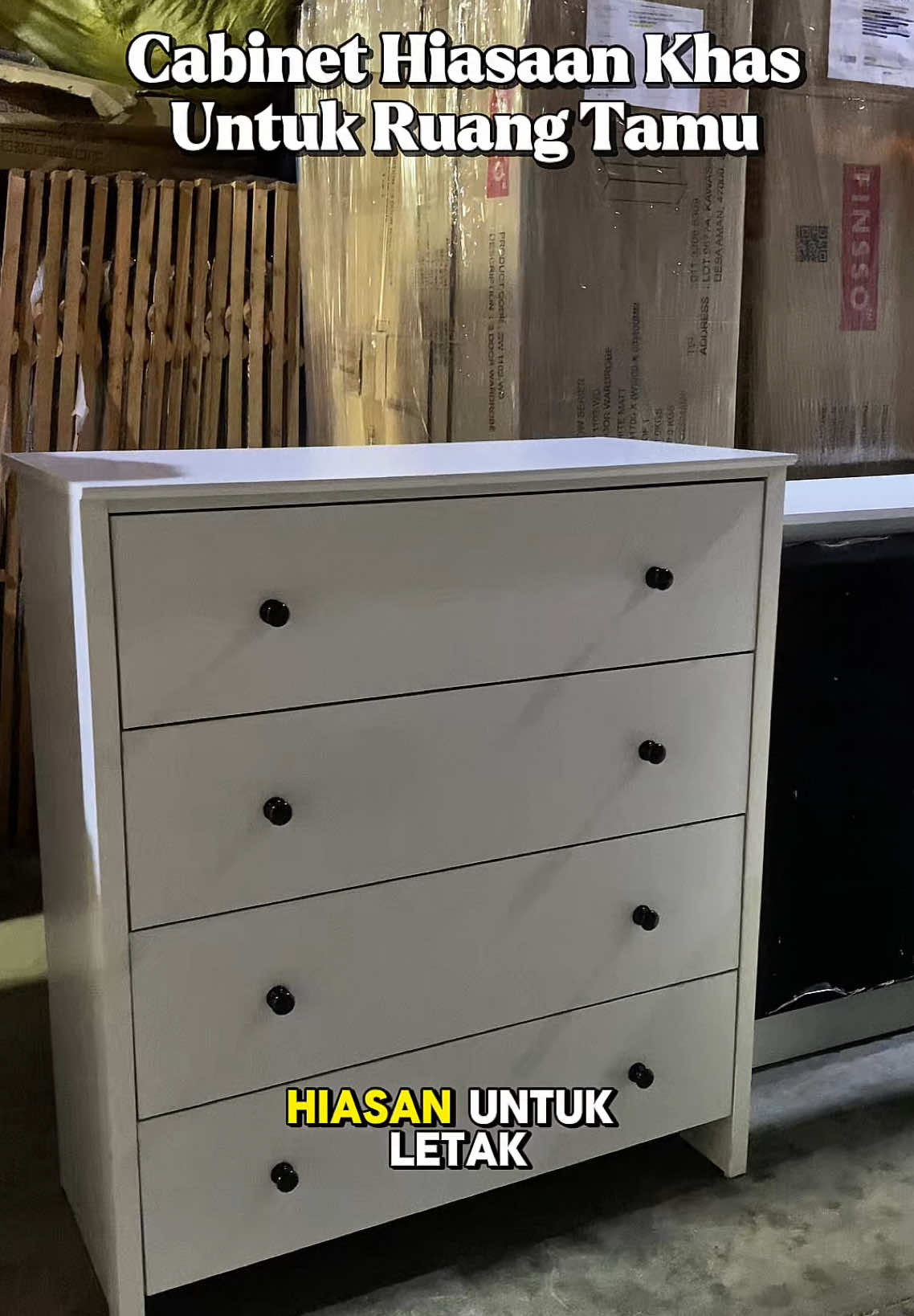 Cabinet hiasaan khas untuk ruang tamu, srs nampak aesthetic tau lawo pulak tu, harga pon sangat mesra poket.  #chestdrawer #drawer  #cabinethiasaan #cabinetruangtamu #cabinet 